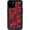 Red Street Camo iPhone 15 Plus Waterproof Case